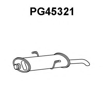 PG45321 VENEPORTE Глушитель выхлопных газов конечный PG45321 VENEPORTE Глушитель выхлопных газов конечный
