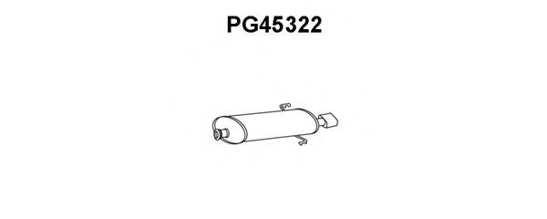 PG45322 VENEPORTE Глушитель выхлопных газов конечный PG45322 VENEPORTE Глушитель выхлопных газов конечный