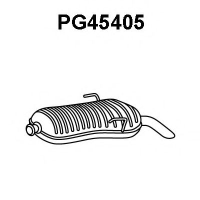 PG45405 VENEPORTE Глушитель выхлопных газов конечный PG45405 VENEPORTE Глушитель выхлопных газов конечный