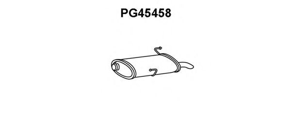 PG45458 VENEPORTE Глушитель выхлопных газов конечный PG45458 VENEPORTE Глушитель выхлопных газов конечный
