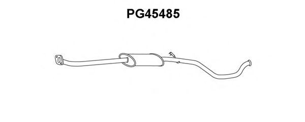 PG45485 VENEPORTE Предглушитель выхлопных газов PG45485 VENEPORTE Предглушитель выхлопных газов