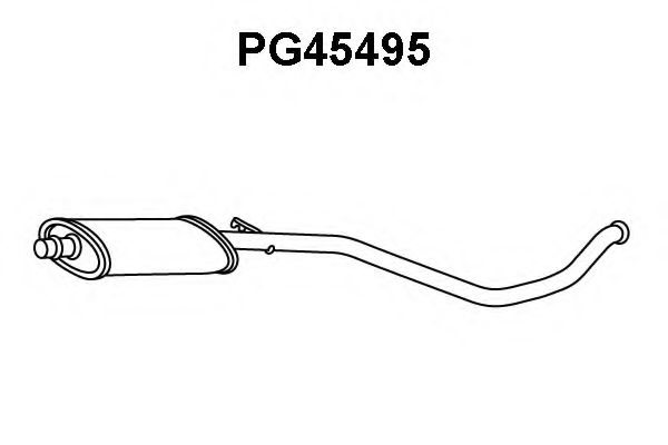 PG45495 VENEPORTE Предглушитель выхлопных газов PG45495 VENEPORTE Предглушитель выхлопных газов