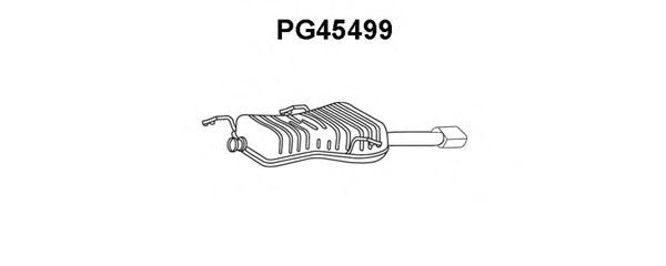 PG45499 VENEPORTE Глушитель выхлопных газов конечный PG45499 VENEPORTE Глушитель выхлопных газов конечный