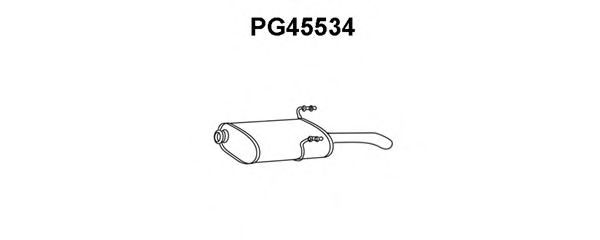 PG45534 VENEPORTE Глушитель выхлопных газов конечный PG45534 VENEPORTE Глушитель выхлопных газов конечный