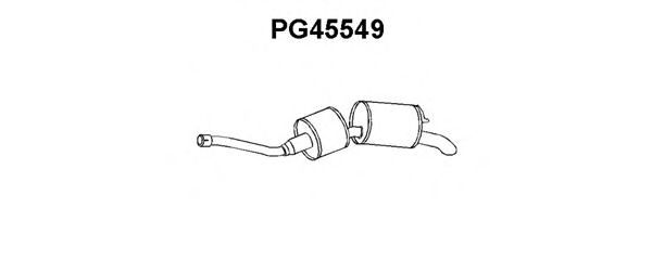 PG45549 VENEPORTE Глушитель выхлопных газов конечный PG45549 VENEPORTE Глушитель выхлопных газов конечный