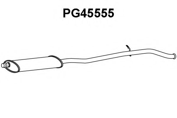 PG45555 VENEPORTE Средний глушитель выхлопных газов PG45555 VENEPORTE Средний глушитель выхлопных газов