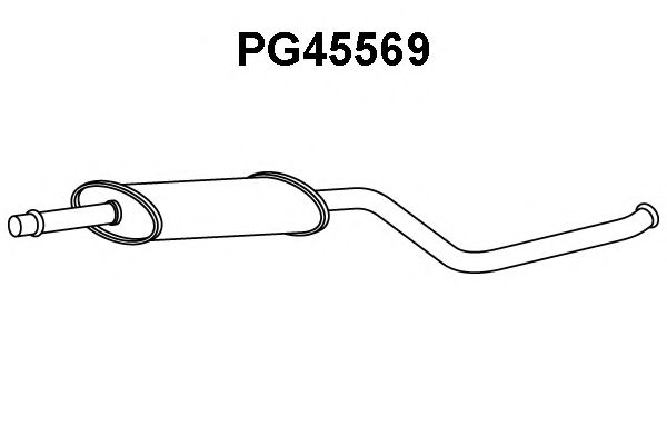 PG45569 VENEPORTE Предглушитель выхлопных газов PG45569 VENEPORTE Предглушитель выхлопных газов