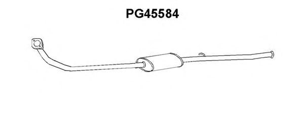 PG45584 VENEPORTE Предглушитель выхлопных газов PG45584 VENEPORTE Предглушитель выхлопных газов
