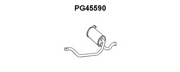 PG45590 VENEPORTE Средний глушитель выхлопных газов PG45590 VENEPORTE Средний глушитель выхлопных газов