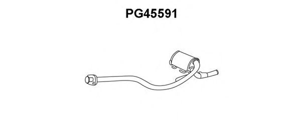 PG45591 VENEPORTE Средний глушитель выхлопных газов PG45591 VENEPORTE Средний глушитель выхлопных газов