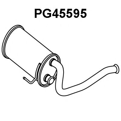 PG45595 VENEPORTE Средний глушитель выхлопных газов PG45595 VENEPORTE Средний глушитель выхлопных газов