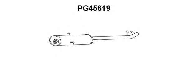PG45619 VENEPORTE Предглушитель выхлопных газов PG45619 VENEPORTE Предглушитель выхлопных газов