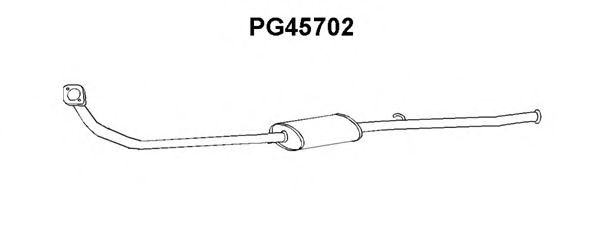 PG45702 VENEPORTE Предглушитель выхлопных газов PG45702 VENEPORTE Предглушитель выхлопных газов