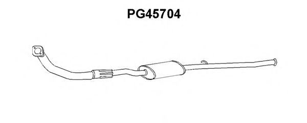 PG45704 VENEPORTE Предглушитель выхлопных газов PG45704 VENEPORTE Предглушитель выхлопных газов