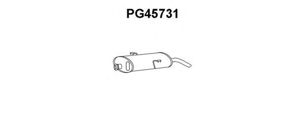 PG45731 VENEPORTE Глушитель выхлопных газов конечный PG45731 VENEPORTE Глушитель выхлопных газов конечный