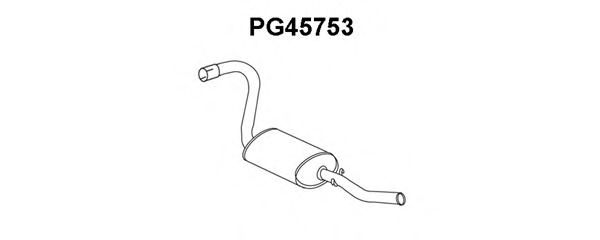 PG45753 VENEPORTE Глушитель выхлопных газов конечный PG45753 VENEPORTE Глушитель выхлопных газов конечный