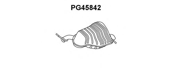 PG45842 VENEPORTE Глушитель выхлопных газов конечный PG45842 VENEPORTE Глушитель выхлопных газов конечный