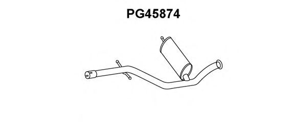 PG45874 VENEPORTE Предглушитель выхлопных газов PG45874 VENEPORTE Предглушитель выхлопных газов