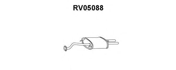 RV05088 VENEPORTE Глушитель выхлопных газов конечный RV05088 VENEPORTE Глушитель выхлопных газов конечный