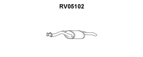 RV05102 VENEPORTE Глушитель выхлопных газов конечный RV05102 VENEPORTE Глушитель выхлопных газов конечный
