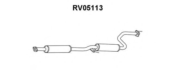 RV05113 VENEPORTE Средний глушитель выхлопных газов RV05113 VENEPORTE Средний глушитель выхлопных газов