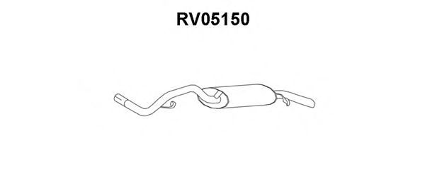 RV05150 VENEPORTE Глушитель выхлопных газов конечный RV05150 VENEPORTE Глушитель выхлопных газов конечный