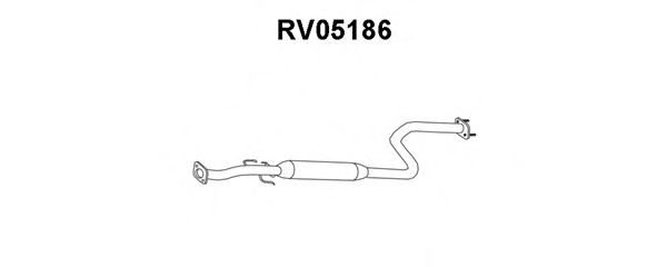 RV05186 VENEPORTE Средний глушитель выхлопных газов RV05186 VENEPORTE Средний глушитель выхлопных газов