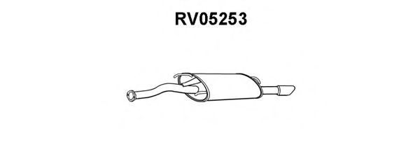 RV05253 VENEPORTE Глушитель выхлопных газов конечный RV05253 VENEPORTE Глушитель выхлопных газов конечный