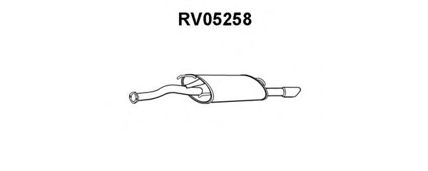 RV05258 VENEPORTE Глушитель выхлопных газов конечный RV05258 VENEPORTE Глушитель выхлопных газов конечный