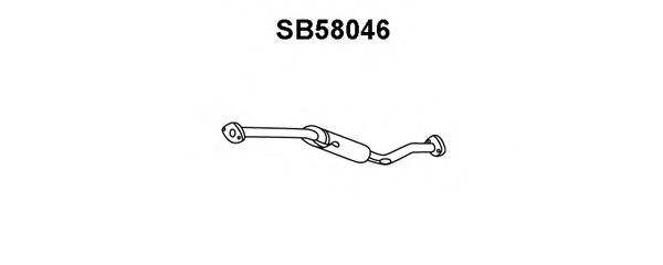 SB58046 VENEPORTE Предглушитель выхлопных газов SB58046 VENEPORTE Предглушитель выхлопных газов