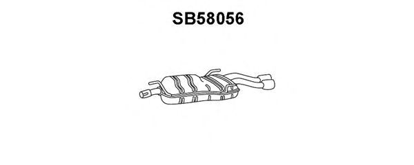 SB58056 VENEPORTE Глушитель выхлопных газов конечный SB58056 VENEPORTE Глушитель выхлопных газов конечный