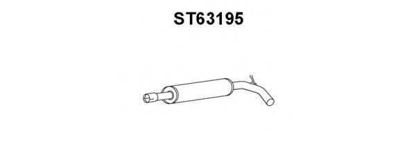 ST63195 VENEPORTE Предглушитель выхлопных газов ST63195 VENEPORTE Предглушитель выхлопных газов