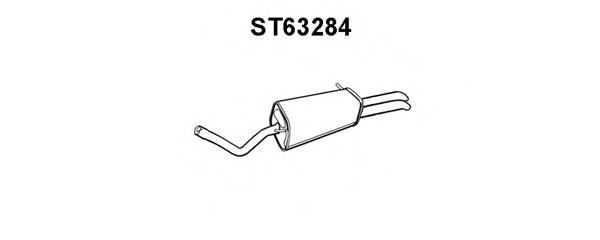 ST63284 VENEPORTE Глушитель выхлопных газов конечный ST63284 VENEPORTE Глушитель выхлопных газов конечный