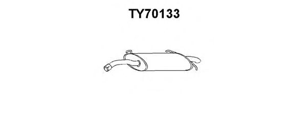 TY70133 VENEPORTE Глушитель выхлопных газов конечный TY70133 VENEPORTE Глушитель выхлопных газов конечный