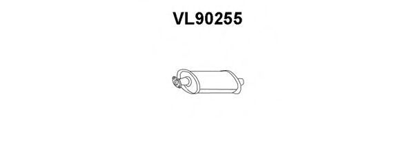 VENEPORTE VL90255 Глушитель выхлопных газов для VOLVO 940
