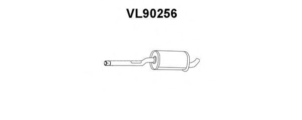 VENEPORTE VL90256 Глушитель выхлопных газов для VOLVO 940 2 (944)