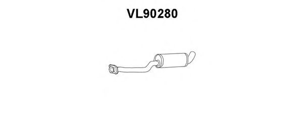 VL90280 VENEPORTE Средний глушитель выхлопных газов VL90280 VENEPORTE Средний глушитель выхлопных газов