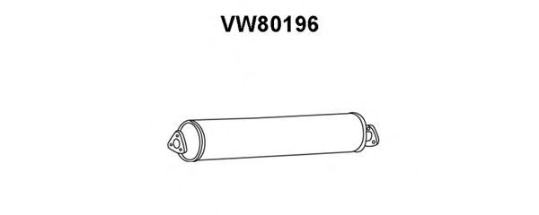 VW80196 VENEPORTE Предглушитель выхлопных газов VW80196 VENEPORTE Предглушитель выхлопных газов