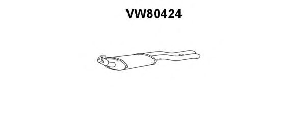 VW80424 VENEPORTE Глушитель выхлопных газов конечный VW80424 VENEPORTE Глушитель выхлопных газов конечный