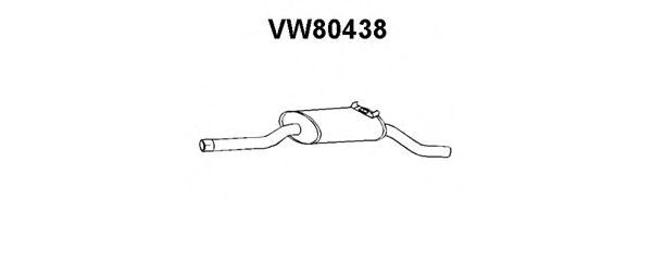 VW80438 VENEPORTE Глушитель выхлопных газов конечный VW80438 VENEPORTE Глушитель выхлопных газов конечный