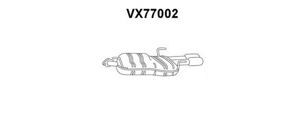 VX77002 VENEPORTE Глушитель выхлопных газов конечный VX77002 VENEPORTE Глушитель выхлопных газов конечный