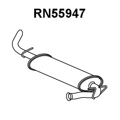RN55947 VENEPORTE Глушитель выхлопных газов конечный RN55947 VENEPORTE Глушитель выхлопных газов конечный