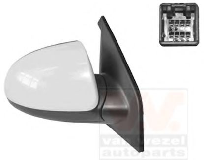VAN WEZEL 8313808 Наружное зеркало  для KIA (Киа)