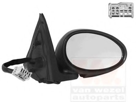 0211808 VAN WEZEL Наружное зеркало 0211808 VAN WEZEL Наружное зеркало