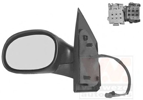0917807 VAN WEZEL Наружное зеркало 0917807 VAN WEZEL Наружное зеркало