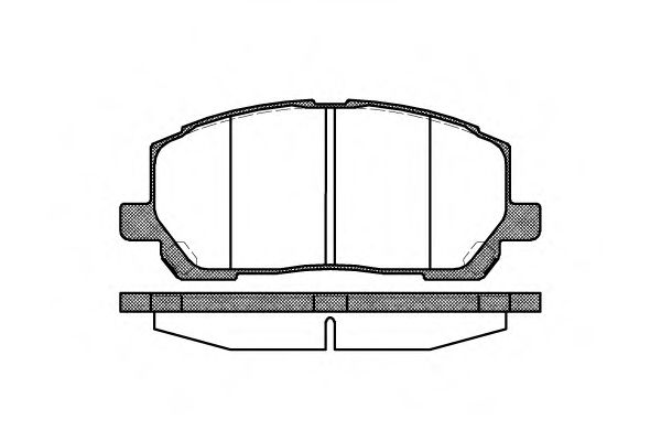 WOKING P955300 Тормозные колодки WOKING для LEXUS RX