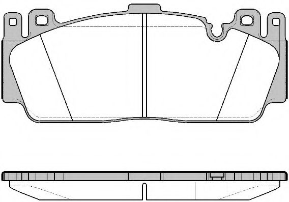 WOKING P1443300 Тормозные колодки WOKING для BMW