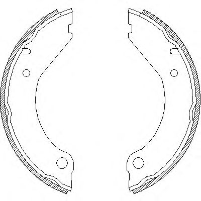 WOKING Z439900 Стояночная тормозная система 