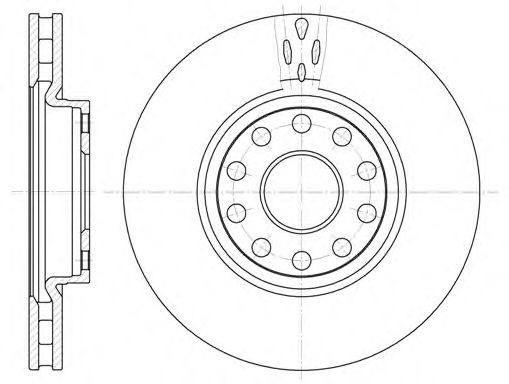 WOKING D647910 Тормозные диски WOKING для ALFA ROMEO