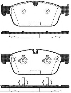 WOKING P1411300 Тормозные колодки WOKING для MERCEDES-BENZ